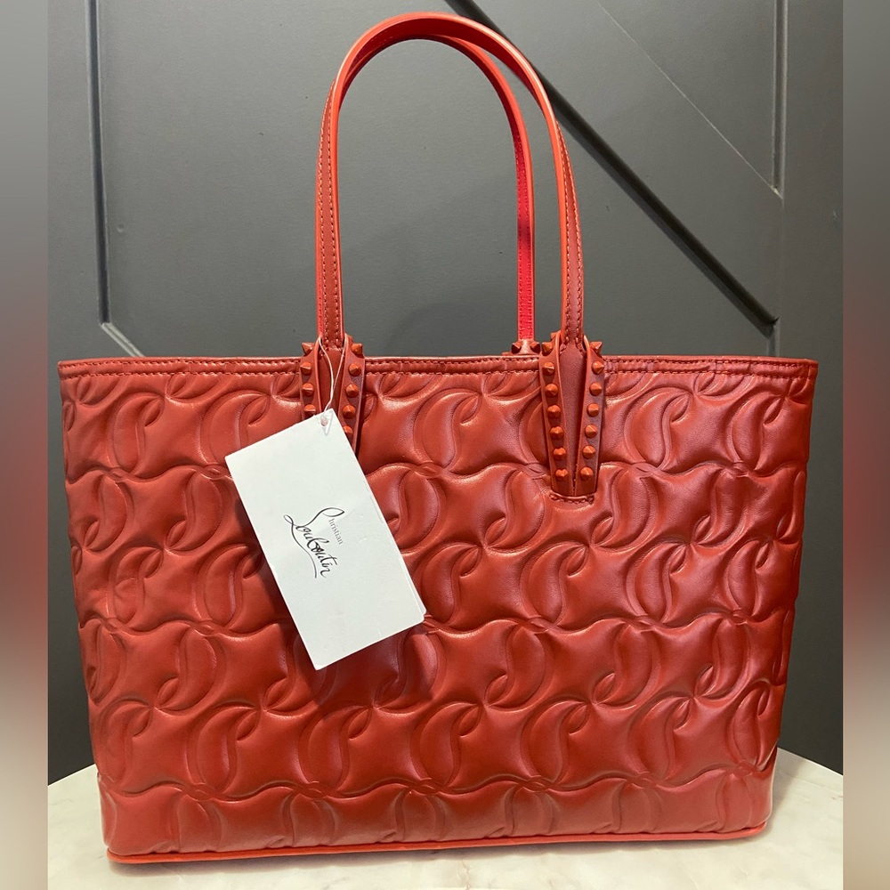 Authentic Christian Louboutin Quilted Tote Bag